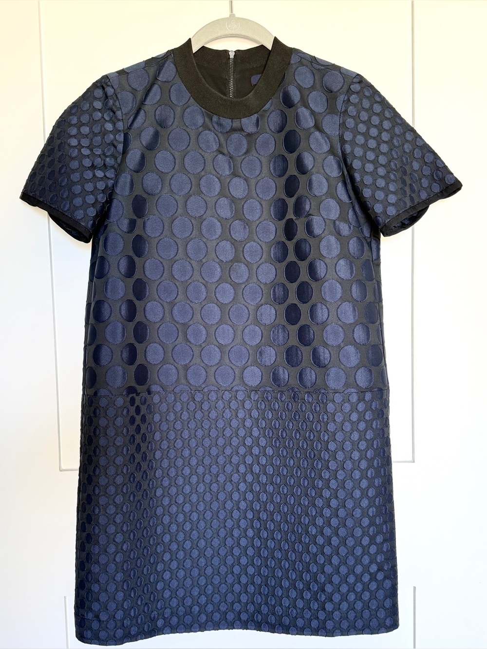 Madewell Textured Polka Dot Mini Dress – XS